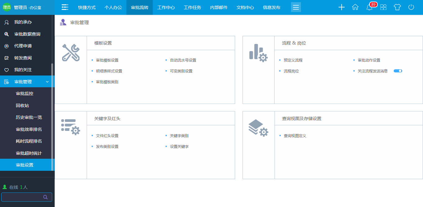 oa審批管理根據(jù)單位自身的實際情況